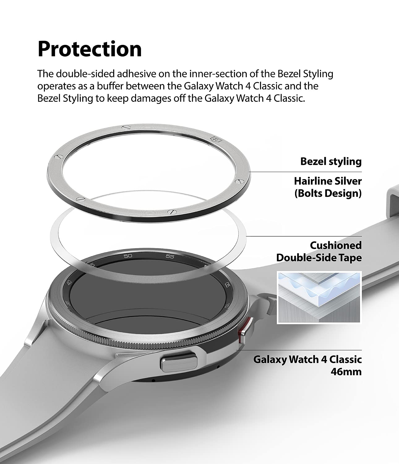 Ringke bevel styling for galaxy sales watch 46mm