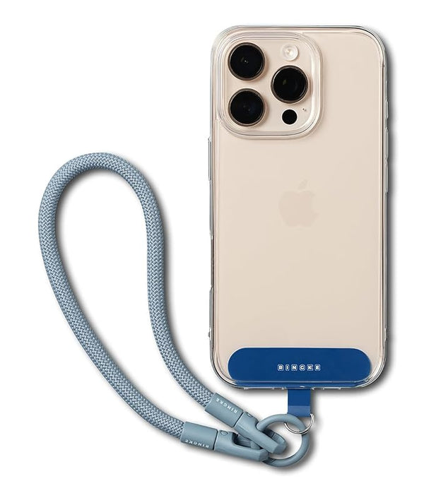 Holder Link Flow Durable Hand U-Type Strap with Patch - Urban Blue