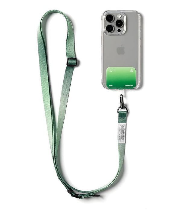 Holder Link Snap Hook with Adjustable Shoulder Strap -Forest