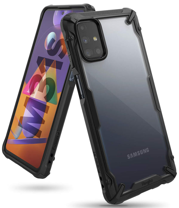 Samsung Galaxy M31S Back Cover Case | Fusion X - BLACK