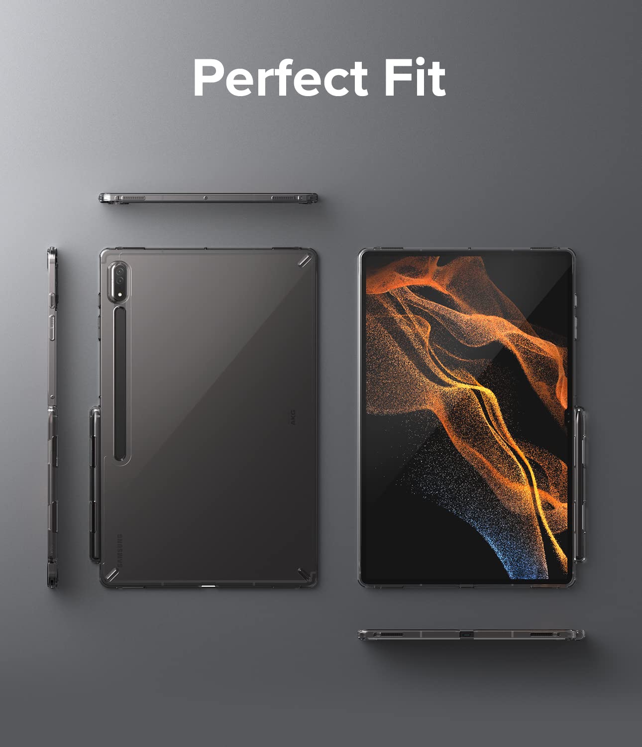 Samsung Galaxy Tab S8 Ultra Back Cover Case | Fusion - Clear