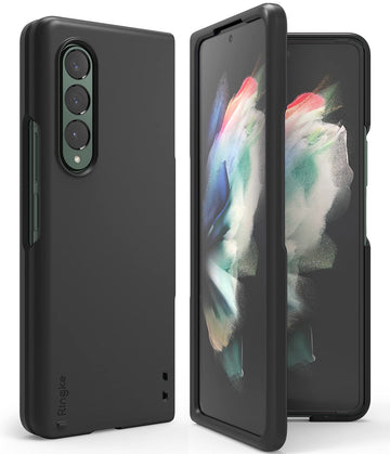 Samsung Galaxy Z Fold 3 Back Cover Case | Slim - Black