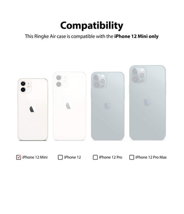 Apple iPhone 12 mini Back Cover Case | Air - Transparent