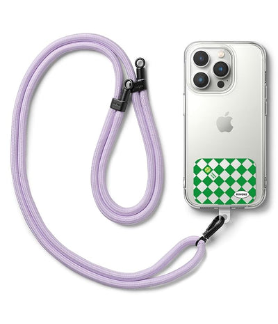 Ringke Holder Link Strap with Graphic Design TPU Tag | Tennis Club - Purple