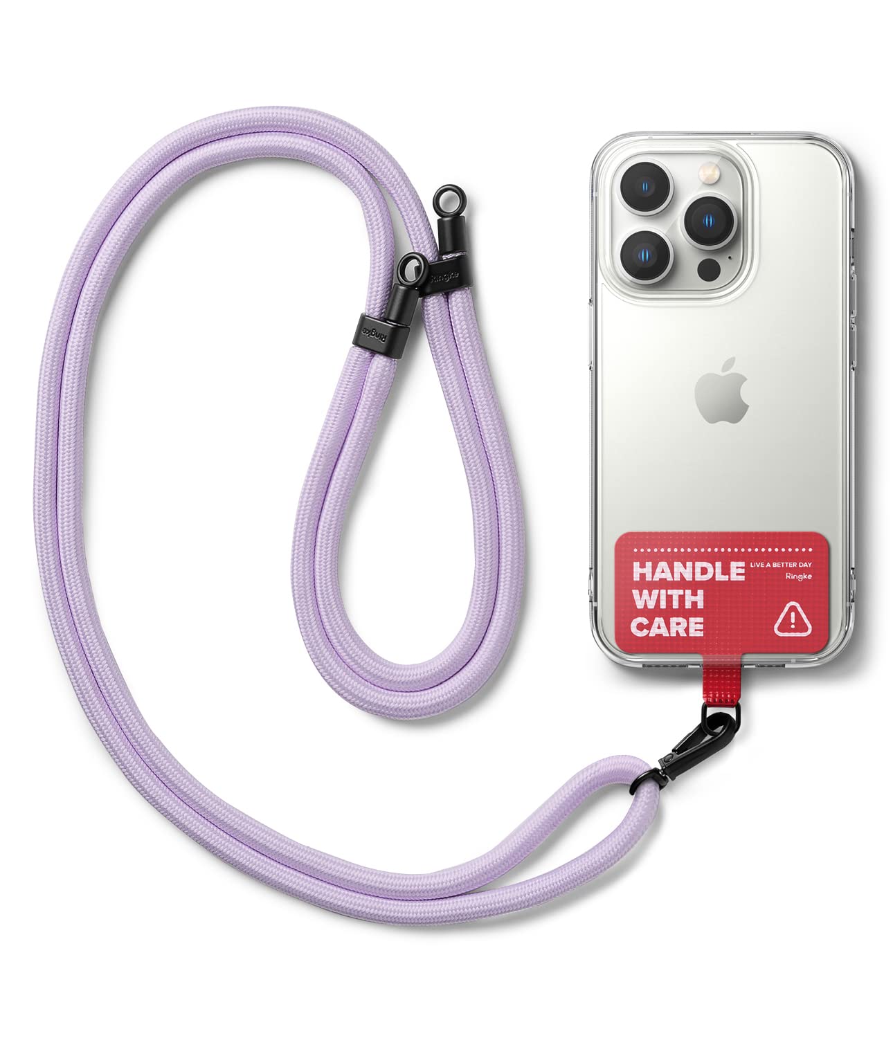 Ringke Holder Link Strap with Red Tarpaulin Tag - Purple