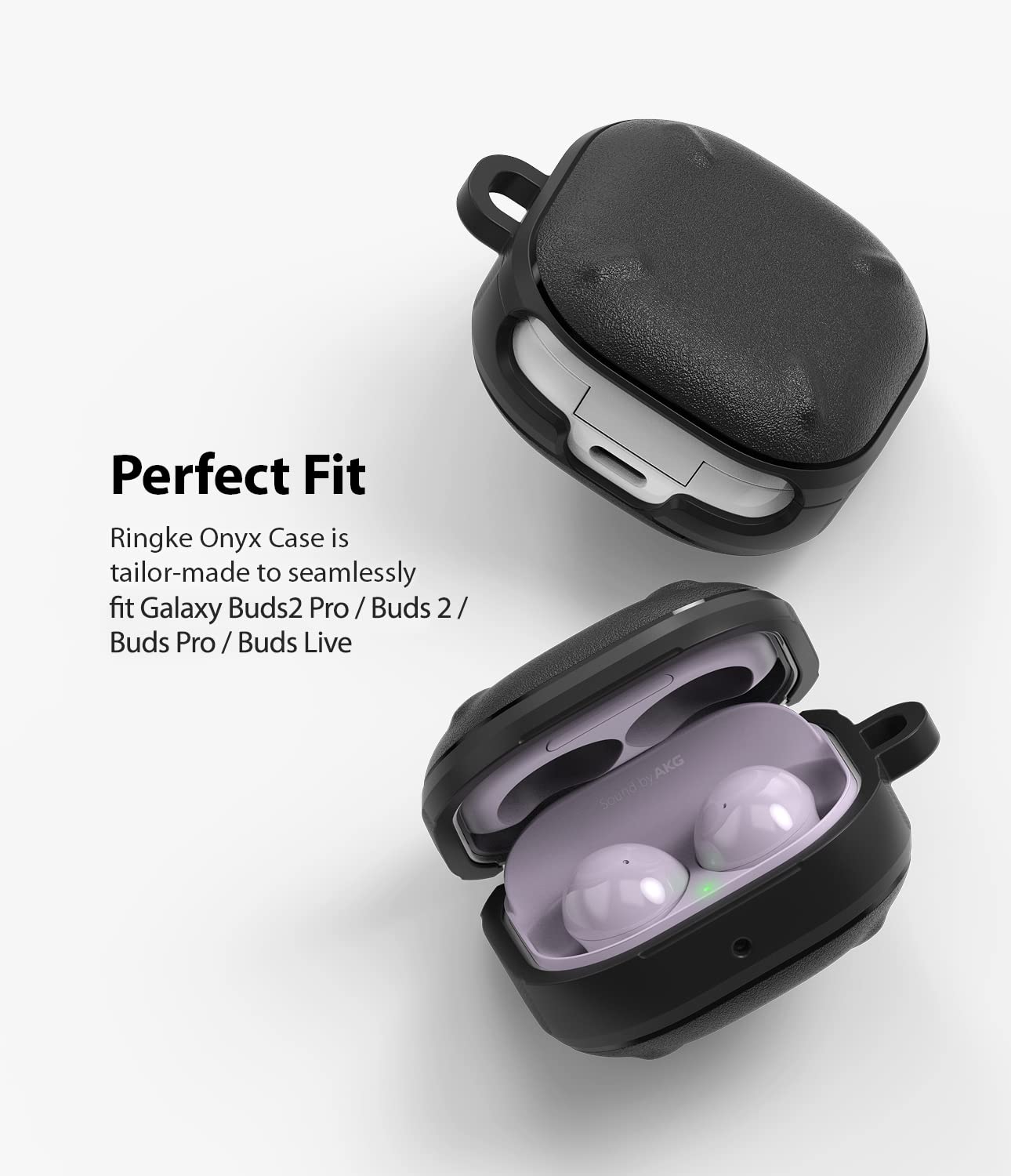 Samsung Galaxy Buds Live / Buds Pro / Buds 2 Pouch | Onyx Case - Black