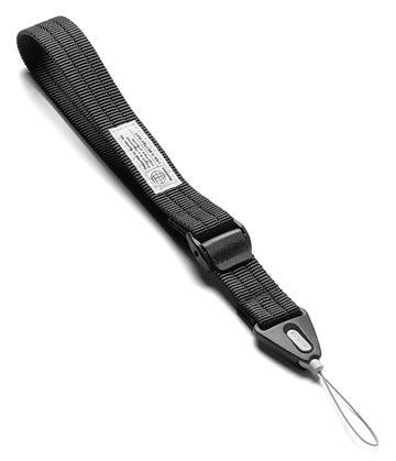 Cam Buckle Phone Hand Wrist Strap - Ribbed Black