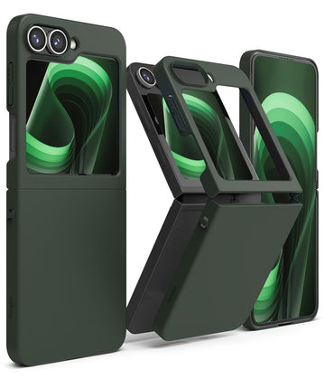 Samsung Galaxy Z Flip 6 Back Cover Case | Slim - Dark Green