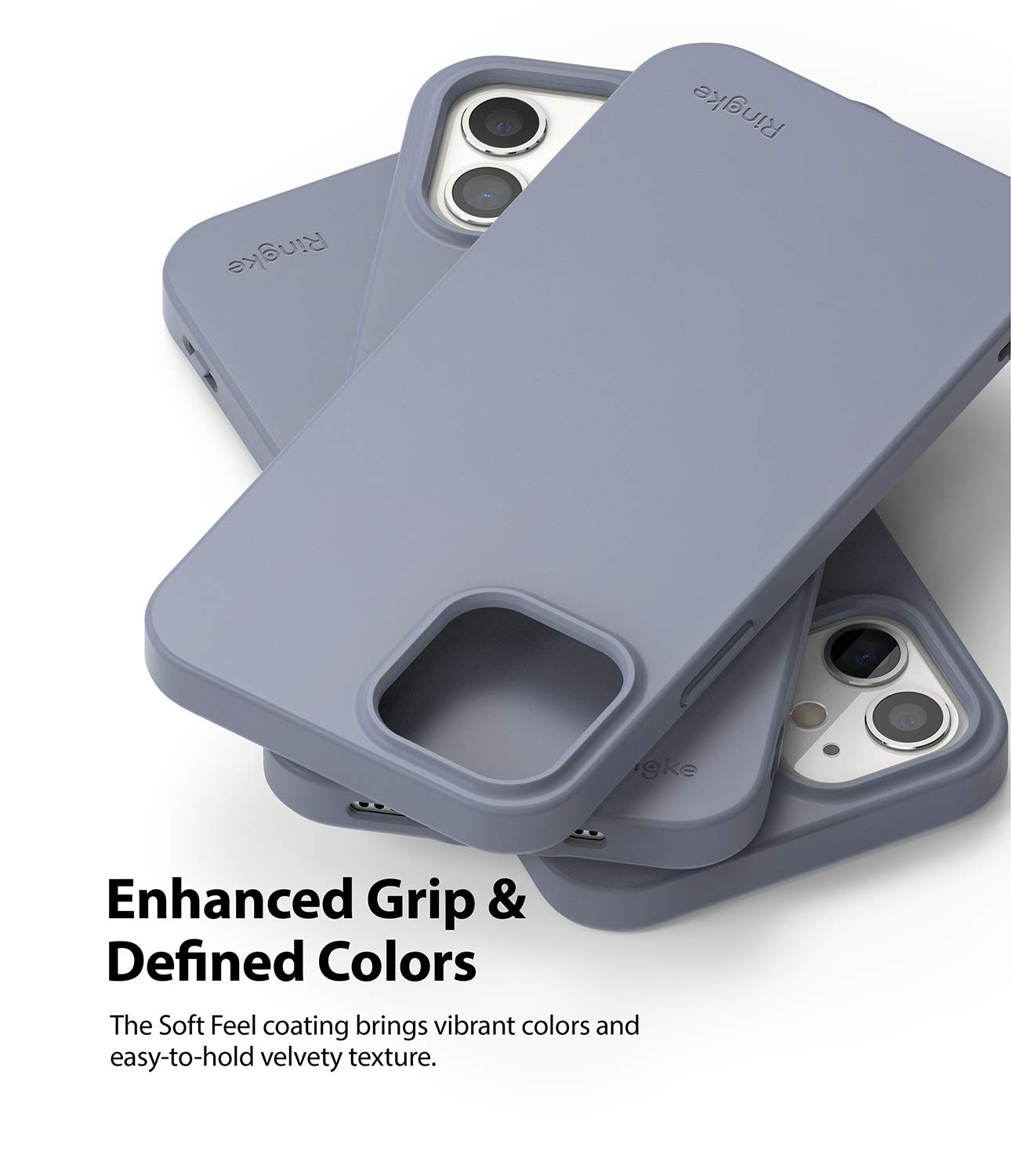 Apple iPhone 12 Mini Back Cover Case | Air S -LAVENDER GRAY