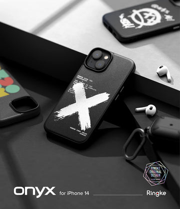 Apple iPhone 14 Back Cover Case | Onyx Design - X