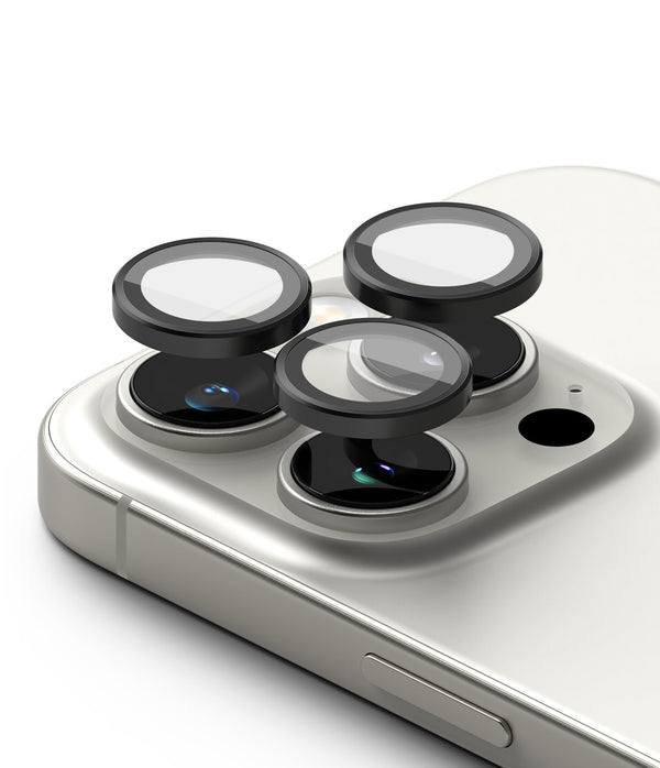 iPhone 16 Pro iPhone 16 Pro Max Camera Lens Protector | Glass - Black