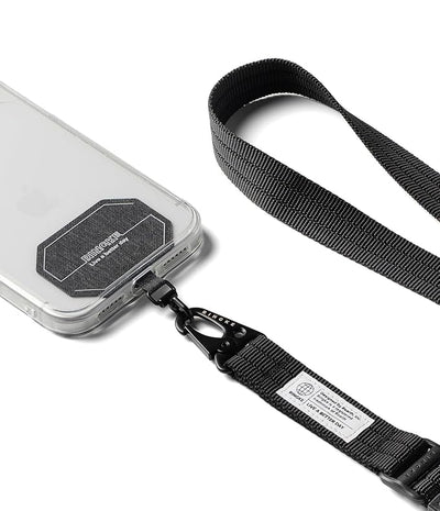 Ringke Tactical Webbing Lanyard Strap with Patch - Ribbed Black