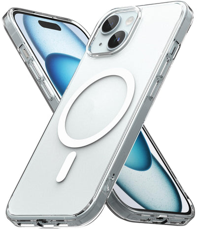 (Refurbished) Ringke iPhone 15 Back Cover case Fusion Magnetic - Matte Clear
