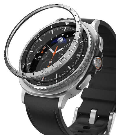 Samsung Galaxy Watch 8 Classic 46mm Case Bezel Styling - 46-01 (ST) Silver
