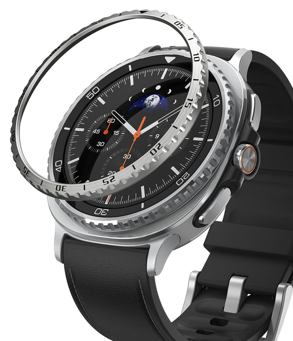 Samsung Galaxy Watch 8 Classic 46mm Case Bezel Styling - 46-01 (ST) Silver