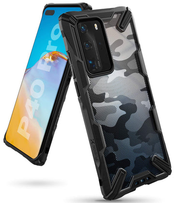 Huawei P40 Pro Back Cover Case | Fusion X -  CAMO BLACK