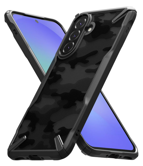 Samsung Galaxy A36  / A56 Back Cover Case | Fusion-X  - Camo Black