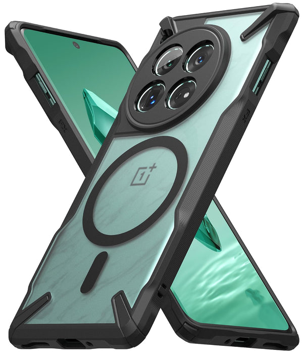 (Refurbished) Ringke   OnePlus 12 Back  Cover Case Fusion-X Magnetic Matte - Matte Black