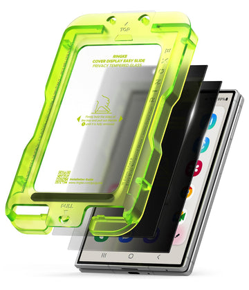 Samsung Galaxy Z Fold 8 Screen Protector Guard with Installation Tool, Cover Display Easy Slide | Privacy Tempered Glass [2 Pack]