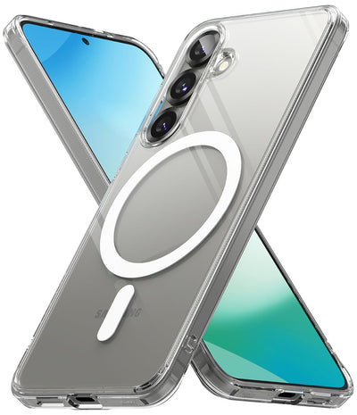 Samsung Galaxy S25 Back Cover case | Fusion Magnetic - Clear