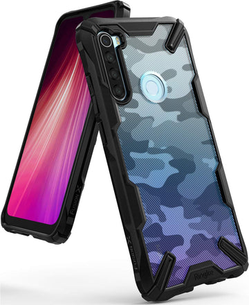 Redmi Note 8 Back Cover Case | Fusion X Design - Camo Black