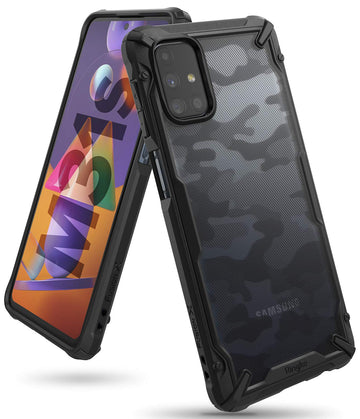 Samsung Galaxy M31S Back Cover Case | Fusion X - CAMO BLACK