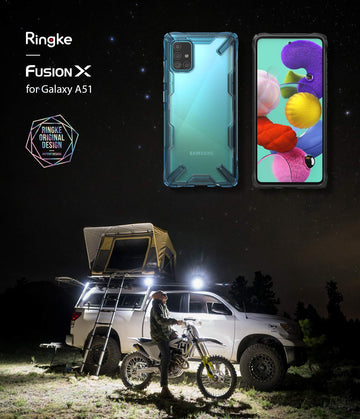 Samsung Galaxy A51 Back Cover Case | Fusion X Design - Space Blue