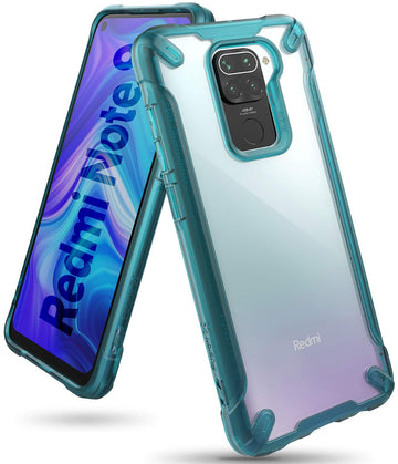 Redmi Note 9 Back Cover Case | Fusion X - Turquoise Green