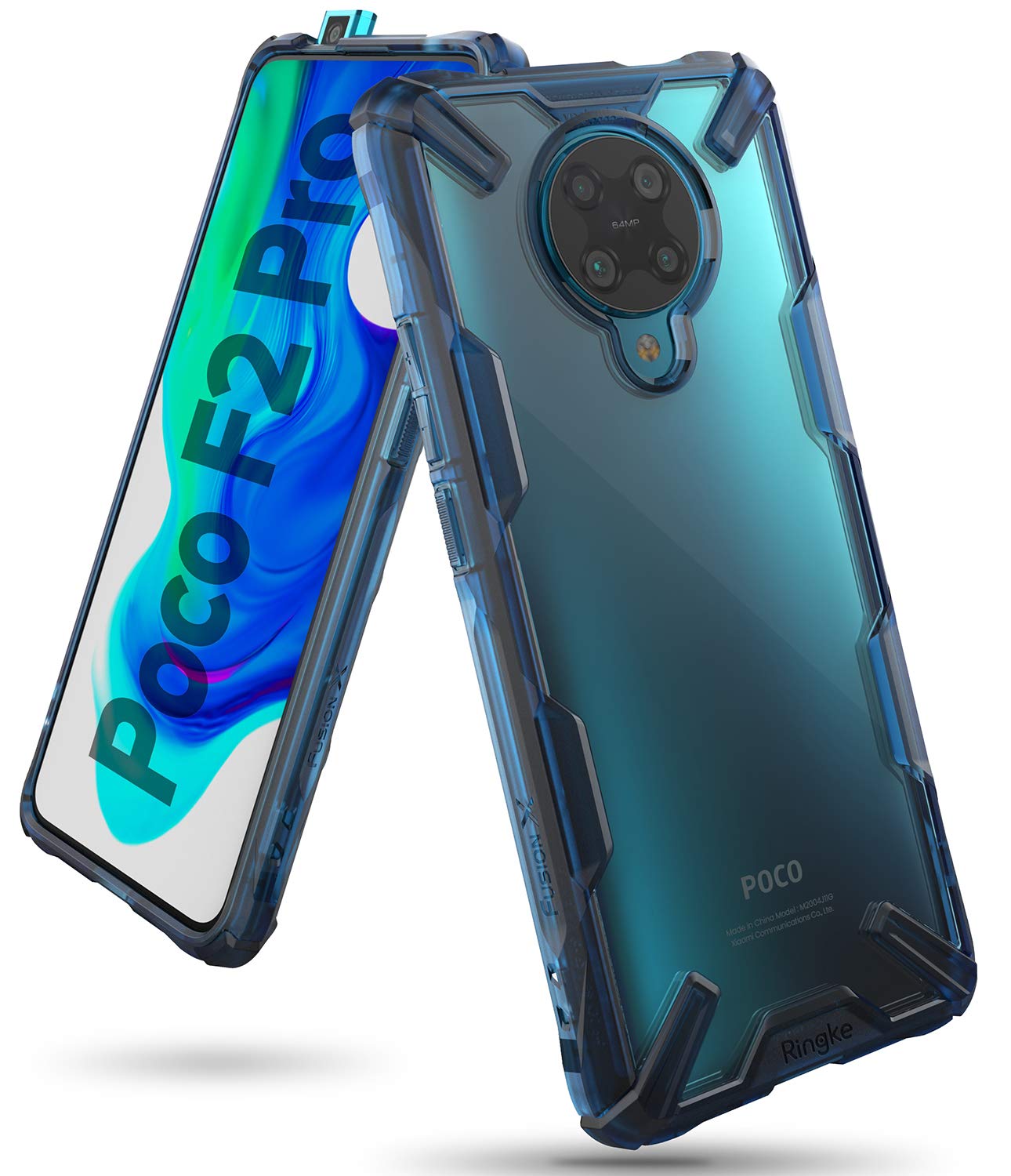 (Refurbished) Poco F2 Pro / Redmi K30 Pro Back Cover Case | Fusion X - Space Blue