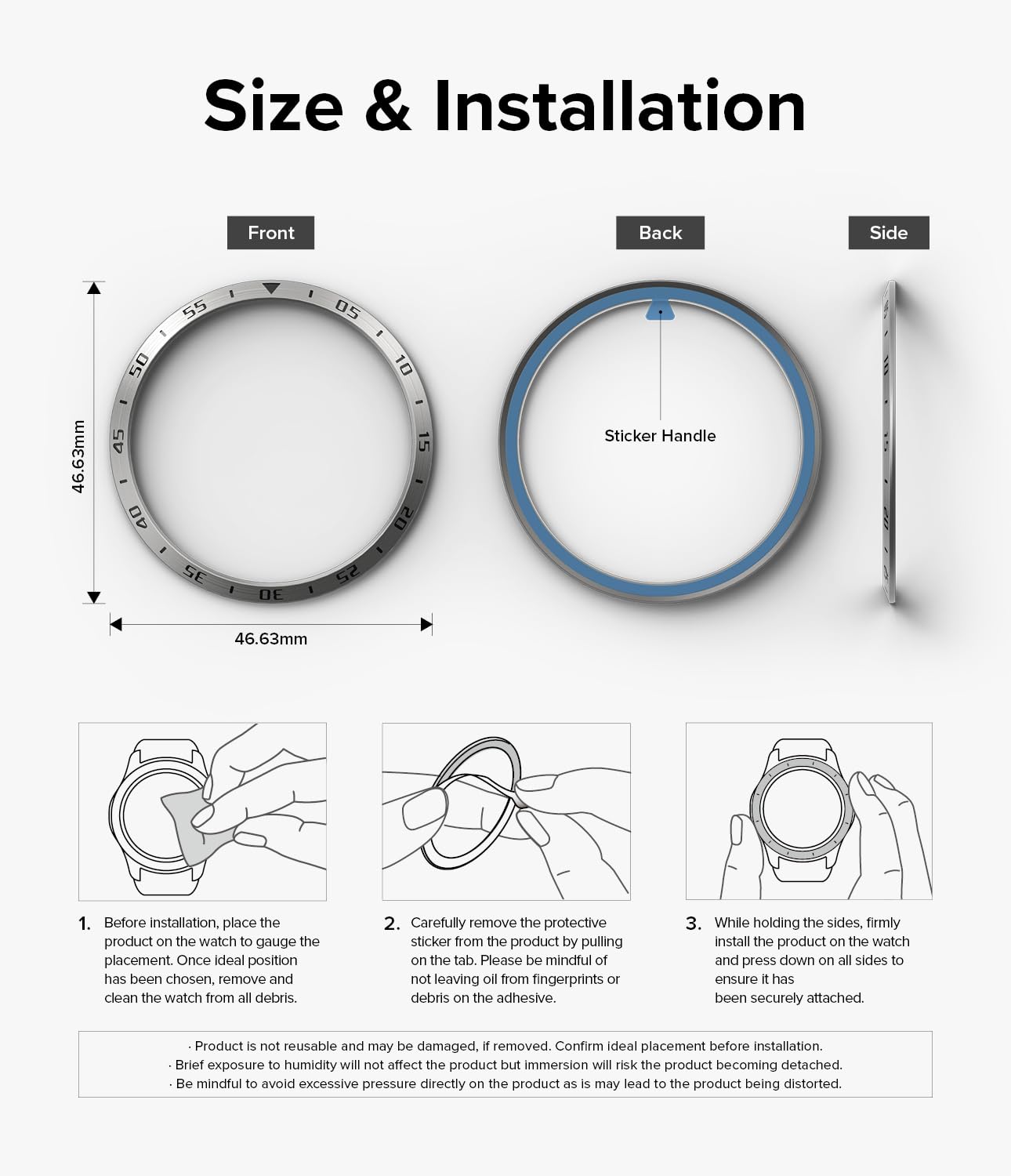 Ringke bezel samsung 2024 galaxy watch 46mm