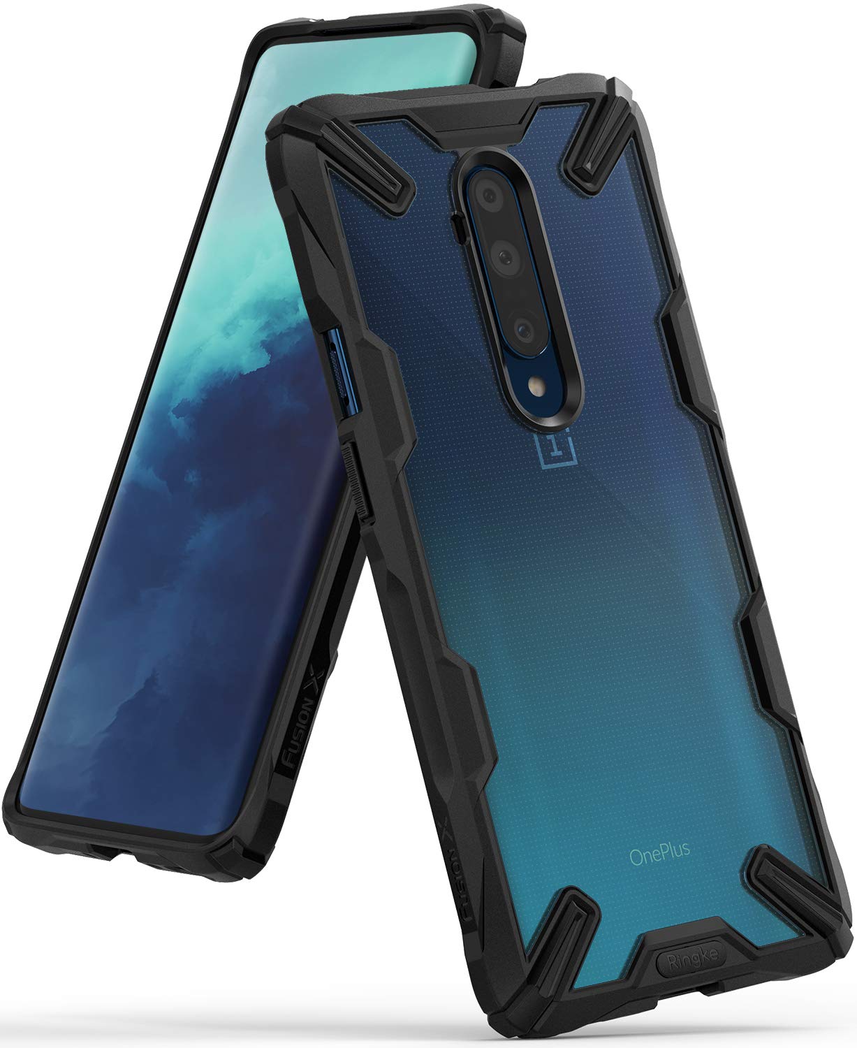 OnePlus 7T Pro Back Cover Case | Fusion X - Black