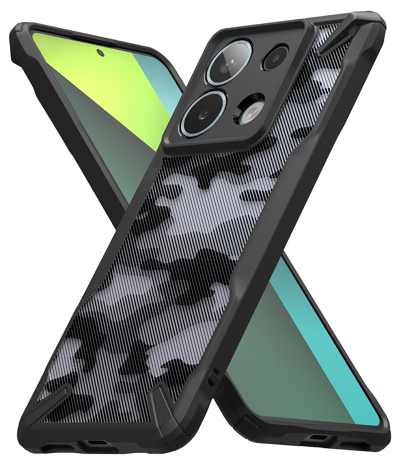 Redmi Note 13 Pro 5G / Poco X6 5G Back Cover Case | Fusion X - Camo Black