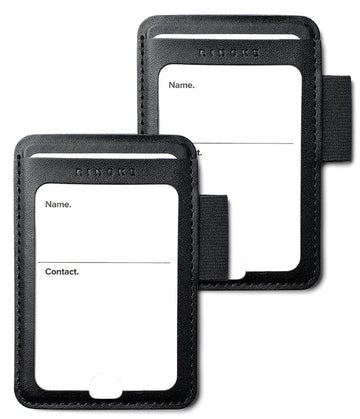 Ringke Name Tag Adhesive Elastic Pen Holder | Large - Black