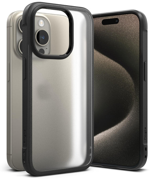 (Refurbished) iPhone 15 Pro Back Cover case | Fusion Bold Matte - Matte Black