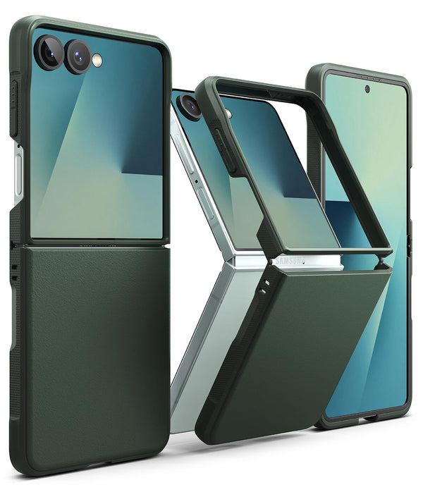 Samsung Galaxy Z Flip 7 Back Cover Case | Onyx - Dark Green