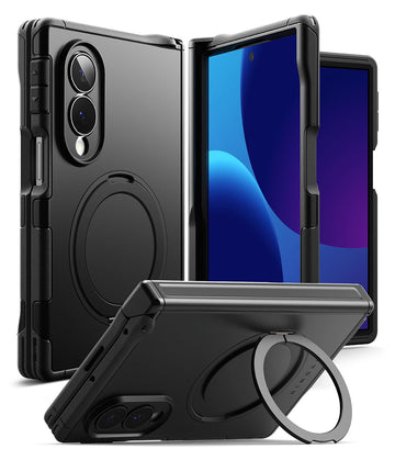 Samsung Galaxy Z Fold 8 Back Cover Case | Alles Magnetic Kickstand - Black