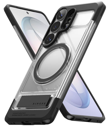 Samsung Galaxy S26 Ultra Back Cover Case | UX Magnetic With Kickstand - Clear