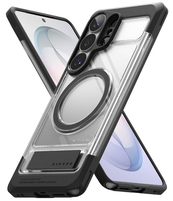 Samsung Galaxy S26 Ultra Back Cover Case | UX Magnetic With Kickstand - Clear