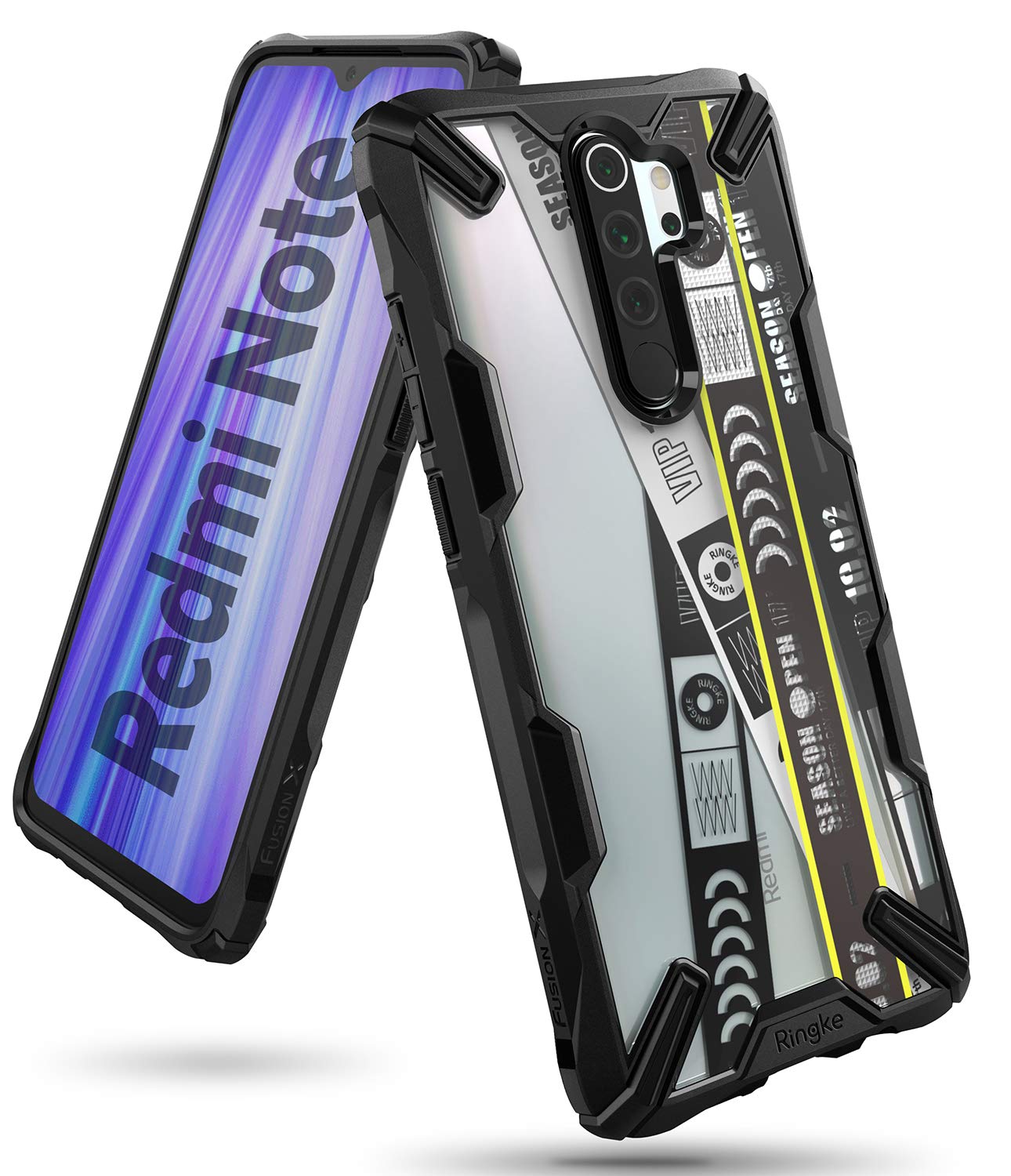 Redmi Note 8 Pro Back Cover Case | Fusion X - Ticket Band