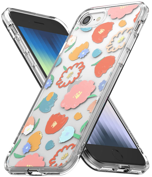 iPhone SE 2022 Back Cover Case | Fusion Design - Floral