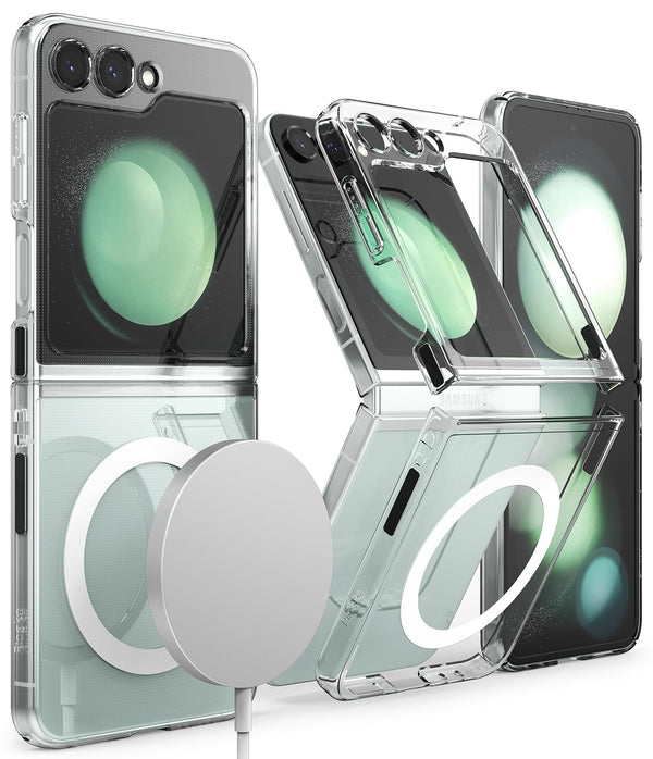 Samsung Galaxy Z Flip 5 5G Back Cover Case | Slim Magnetic  - Clear