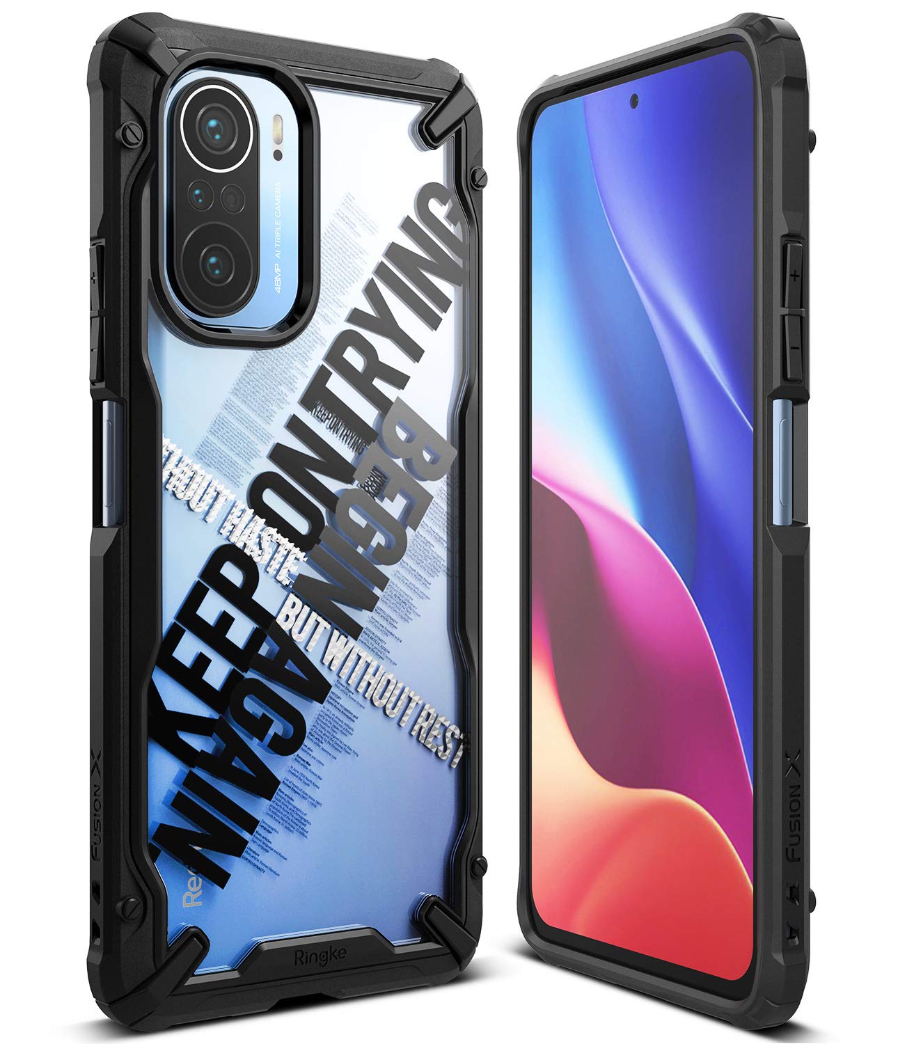 Poco F3 / Redmi K40 / K40 Pro / K40 Pro+ / Mi 11X / Mi 11X Pro Back Cover Case | Fusion X - Cross