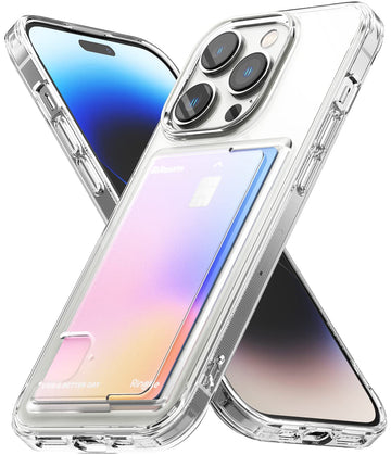 (Refurbished) Apple iPhone 14 Pro Back Cover Case | Fusion Card - Clear