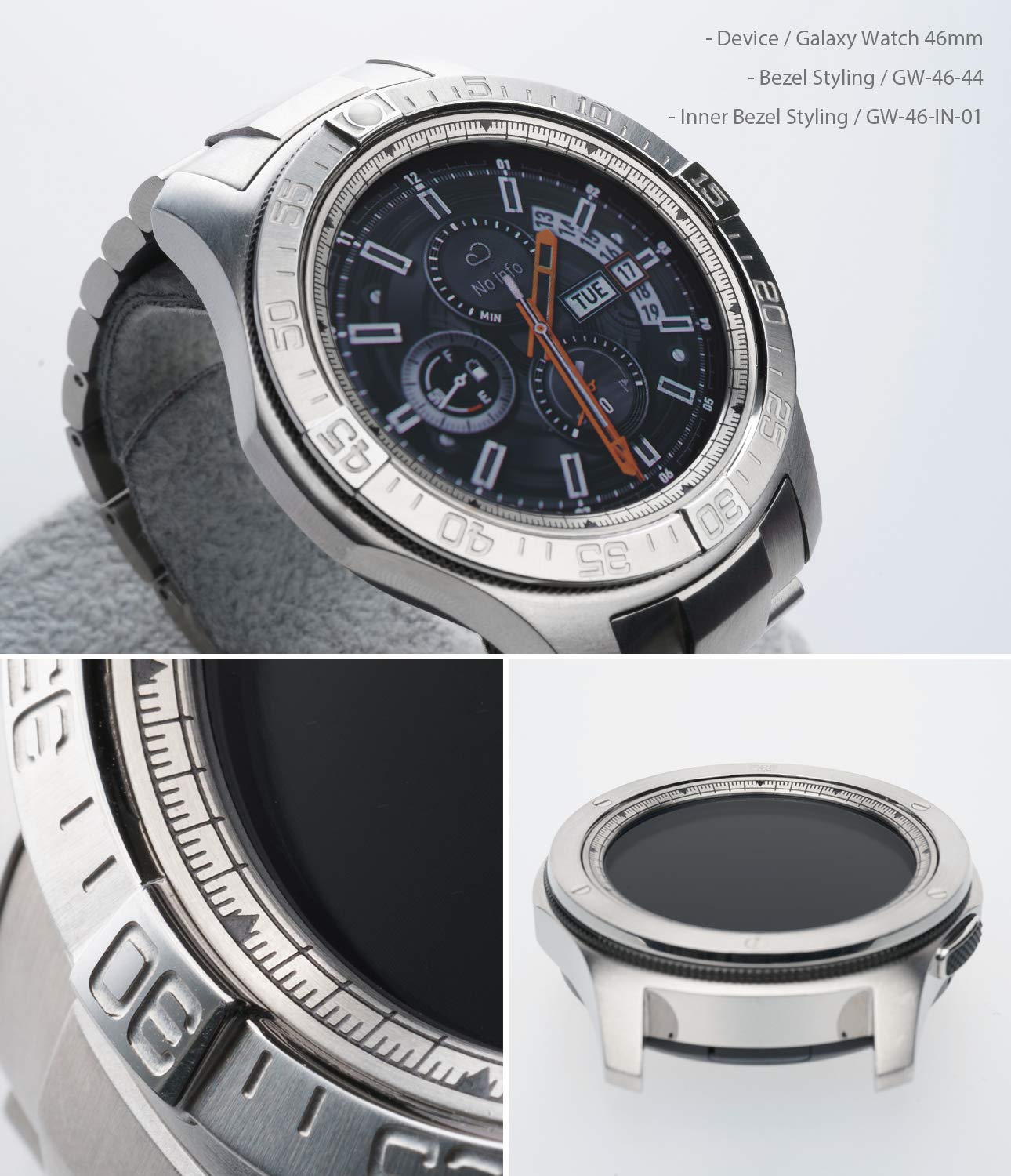 Galaxy watch 46mm hot sale bezel replacement