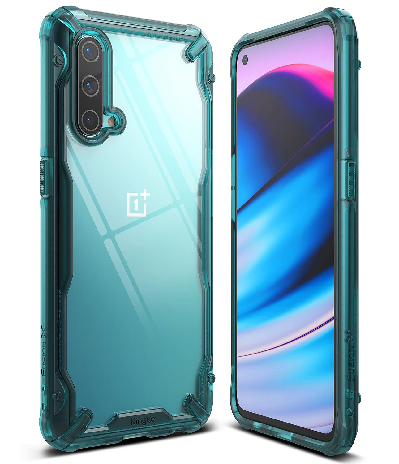(Refurbished) OnePlus Nord CE 5G Back Cover Case | Fusion X - Turquoise Green
