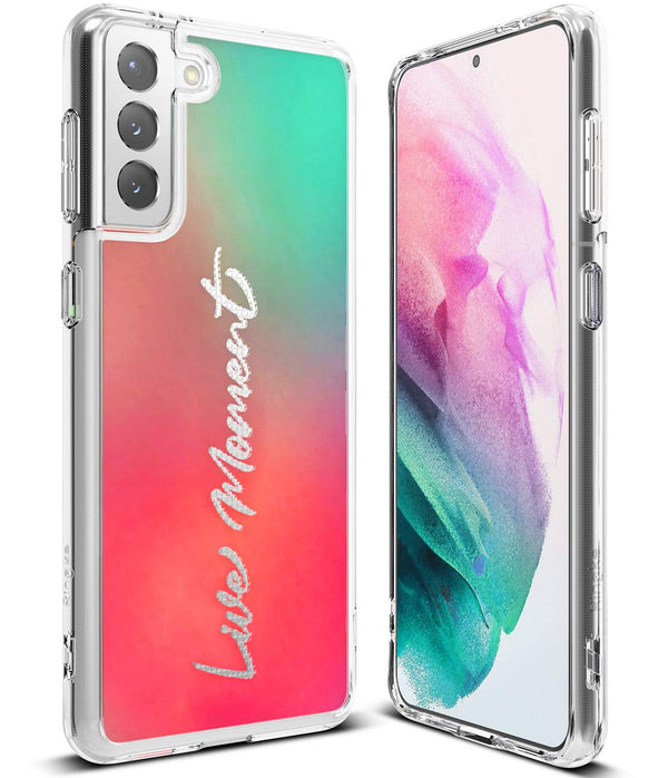 Samsung Galaxy S21 Back Cover Case | Fusion Design - Live Moment