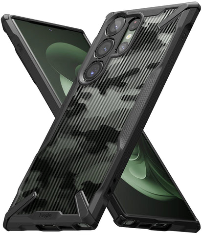 Samsung Galaxy S23 Ultra 5G Back Cover Case | Fusion X - Camo Black