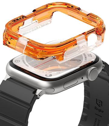 Apple Watch 8/7 45mm, SE / 6/5 / 4 44mm Fusion Bumper Case  - Neon Orange