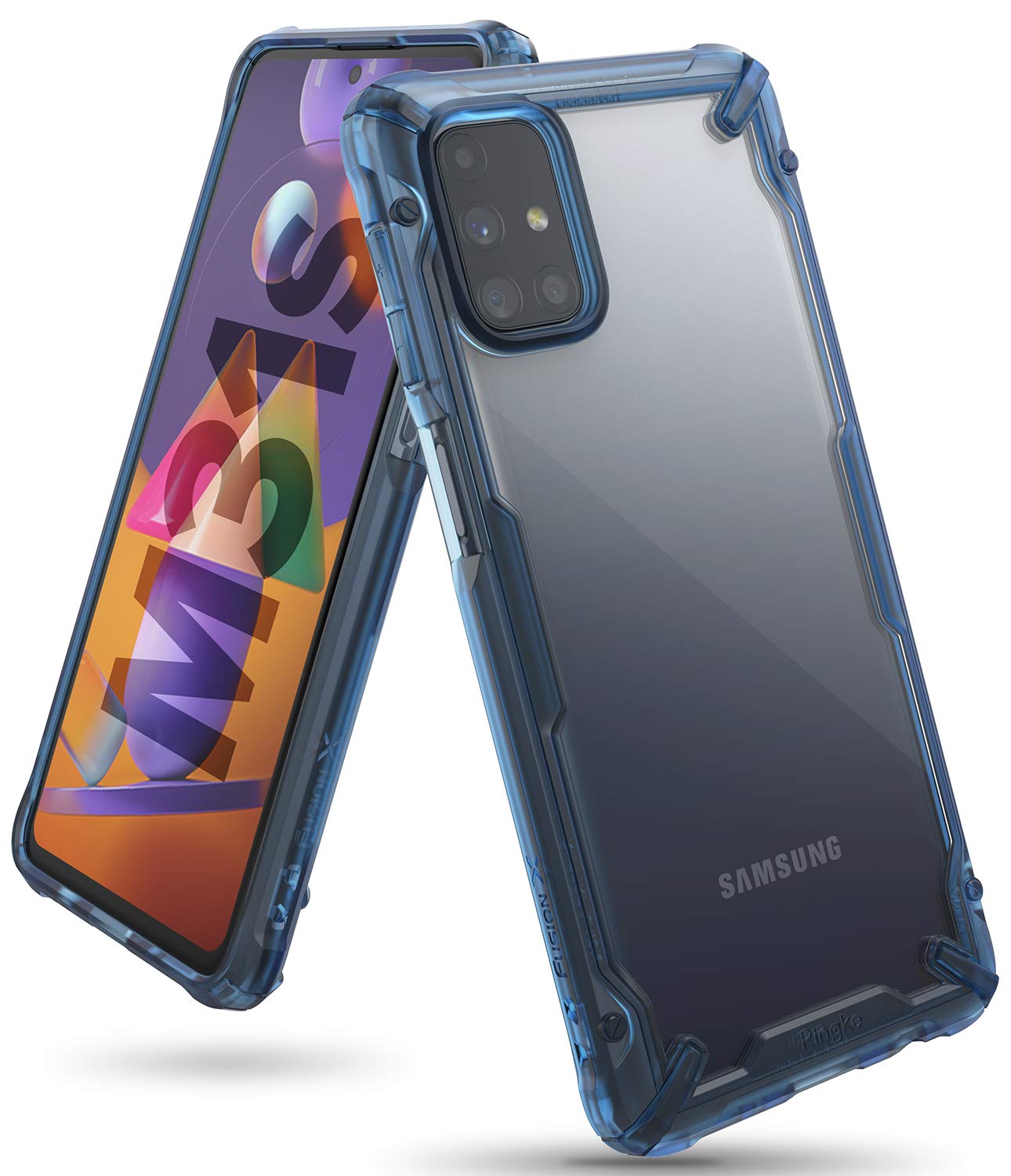 Samsung Galaxy M31S Back Cover Case | Fusion X - SPACE BLUE