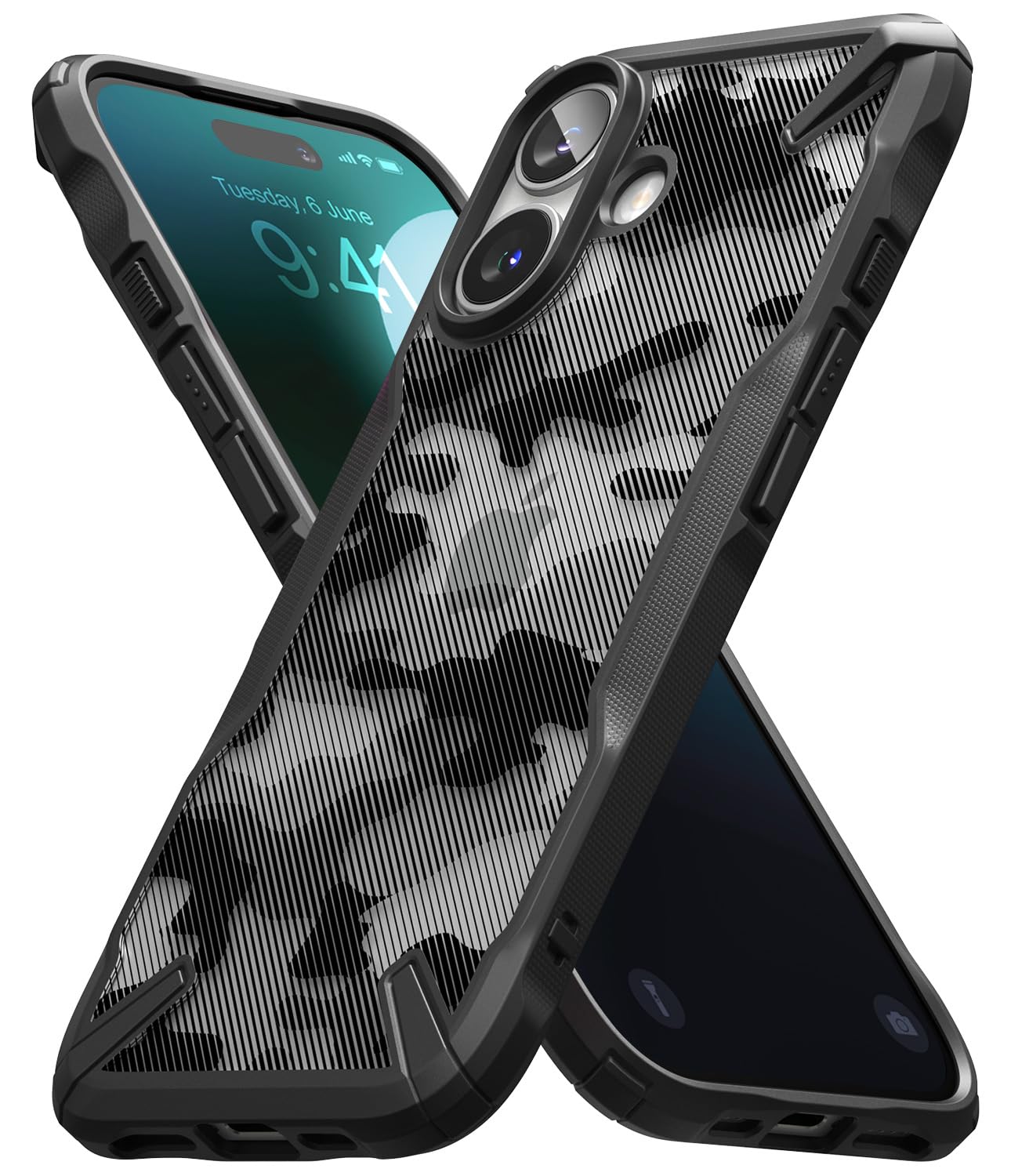 (Refurbished) iPhone 16 Back Cover Case | Fusion X - Camo Black